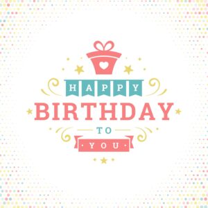 Happy birthday gift card