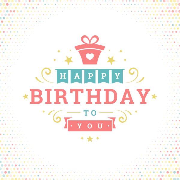 Happy birthday gift card