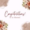 Congratulations gift card