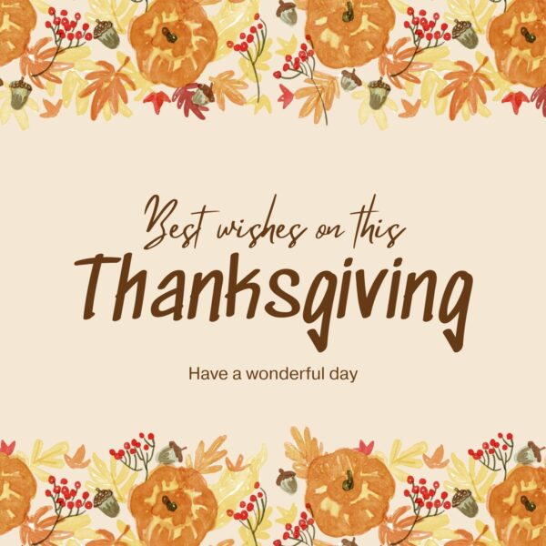 Happy thanksgiving gift card