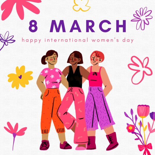 Happy women's day gift card